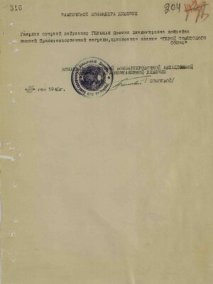 Гельман Полина Владимировна — наградной документ 3