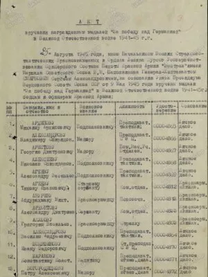 Данишевский Авраам Маркович — наградной документ 4