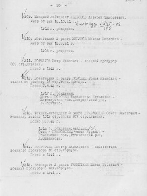 Гринштейн Шлёма Зусьевич — наградной документ