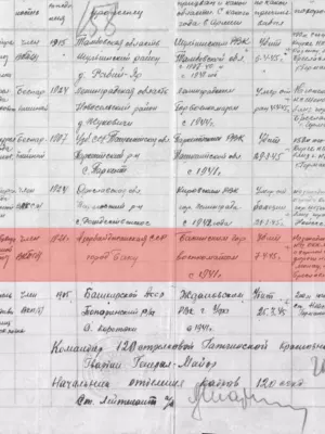 Ильяев Танхом Давидович — наградной документ 5