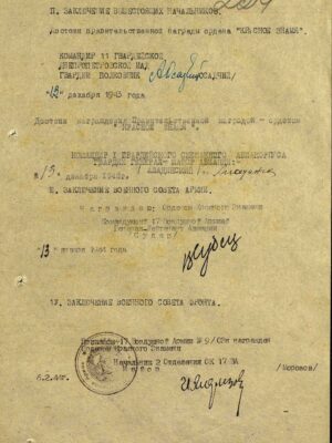 Баевский Георгий Артурович — наградной документ 8